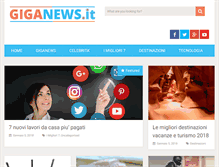 Tablet Screenshot of giganews.it