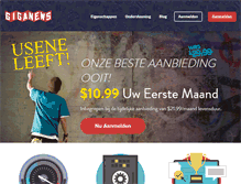 Tablet Screenshot of nl.giganews.com